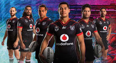 camisetas rugby Nueva Zelandia Warriors 2018