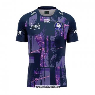 Camiseta Canterbury Bankstown Bulldogs Rugby 2025 Entrenamiento Violeta