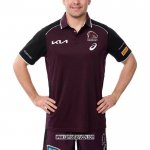 Camiseta Polo Brisbane Broncos Rugby 2025 Rojo