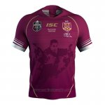 Camiseta Queensland Maroons 1 Rugby 2019 Conmemorative