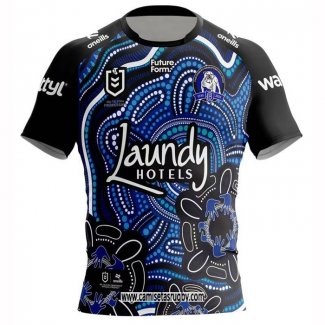 Camiseta Canterbury Bankstown Bulldogs Rugby 2025 Indigena