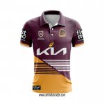 Camiseta Polo Brisbane Broncos Rugby 2024 Local