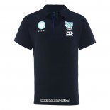 Camiseta Polo Nueva Zelandia Warriors Rugby 2025 Negro