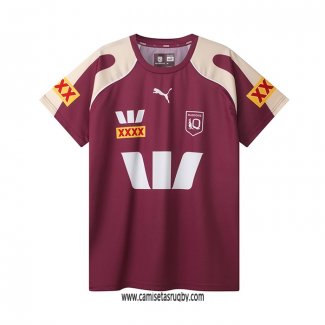 Camiseta Queensland Maroons Rugby 2026 Entrenamiento Rojo