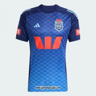Camiseta NSW Blues Rugby 2025 Entrenamiento Azul