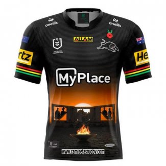 Camiseta Penrith Panthers Rugby 2025 ANZAC