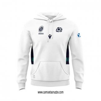 Sudaderas con Capucha Escocia Rugby 2023 Blanco