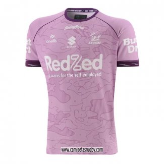 Camiseta Melbourne Storm Rugby 2026 Entrenamiento Rosa