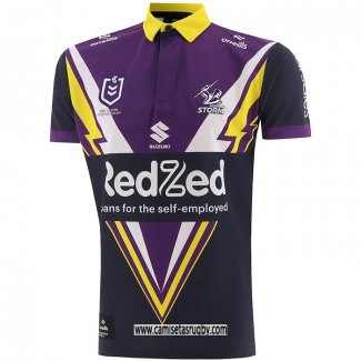 Camiseta Polo Melbourne Storm Rugby 2025 Segunda