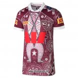 Camiseta Queensland Maroons Rugby 2026 Indigena