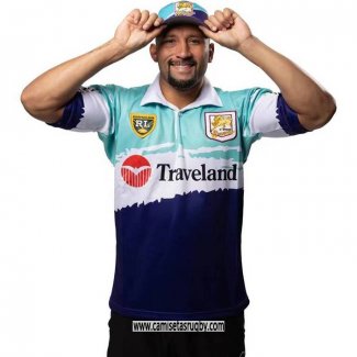Camiseta Brisbane Broncos Rugby 1995 World Sevens Retro