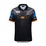 Camiseta Polo West Tigers Rugby 2026 Negro
