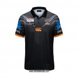 Camiseta Polo West Tigers Rugby 2026 Negro