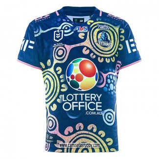 Camiseta Gold Coast Titans Rugby 2026 Indigena