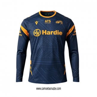 Camiseta Parramatta Eels Manga Larga Rugby 2026 Azul