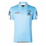 Camiseta Polo Cronulla Sutherland Sharks Rugby 2026 Azul