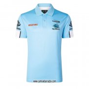 Camiseta Polo Cronulla Sutherland Sharks Rugby 2026 Azul