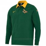 Camiseta Sudafrica Mangas Larga Rugby 2025-2026 Entrenamiento