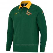 Camiseta Sudafrica Mangas Larga Rugby 2025-2026 Entrenamiento