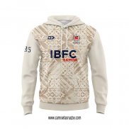 Sudaderas con Capucha Samoa Rugby Crema