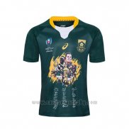 Camiseta Sudafrica Rugby RWC 2019 Campeona