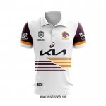 Camiseta Polo Brisbane Broncos Rugby 2024 Segunda