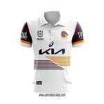 Camiseta Polo Brisbane Broncos Rugby 2024 Segunda