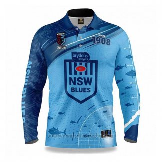 Camiseta NRL NSW Blues Rugby 2022 Fish Finder