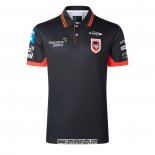 Camiseta Polo St George Illawarra Dragons Rugby 2026 Negro