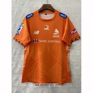 Camiseta Fiji Drua Rugby 2026 Entrenamiento Naranja