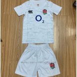 Camiseta Ninos Kit Inglaterra Rugby 2019-2020 Blanco