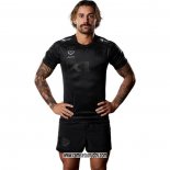 Camiseta Brisbane Broncos Rugby 2025 Captains Run Negro