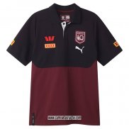 Camiseta Polo Queensland Maroons Rugby 2025