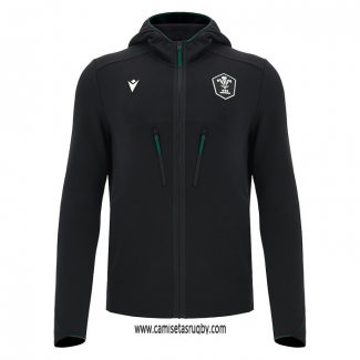 Sudaderas con Capucha Gales Rugby 2026 Negro