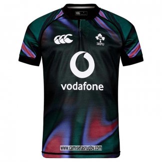Camiseta Irlanda Rugby 2025-2026 Pre Partido Negro