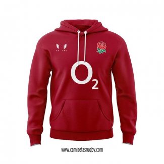 Sudaderas con Capucha Inglaterra Rugby 2025 Rojo