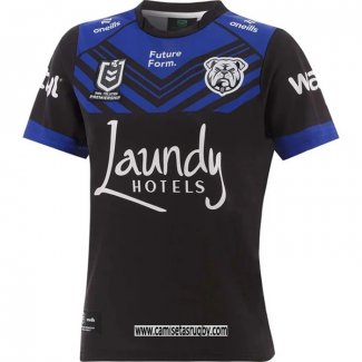 Camiseta Canterbury Bankstown Bulldogs Rugby 2026 Segunda Negro