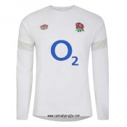 Camiseta Inglaterra Manga Larga Rugby Blanco