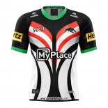 Camiseta Penrith Panthers Rugby 2025 Entrenamiento Negro Blanco